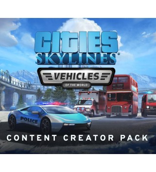 Cities: Skylines - Content Creator Pack: Vehicles of the World DLC Steam Key GLOBAL